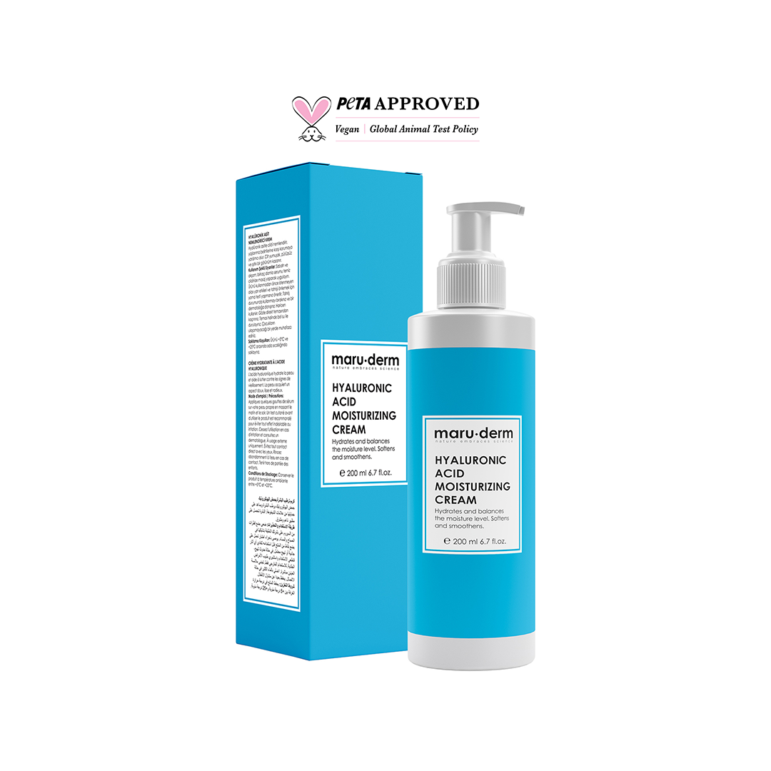 Maruderm Hyaluronic Acid Moisturizer Face & Body Cream 200 ML