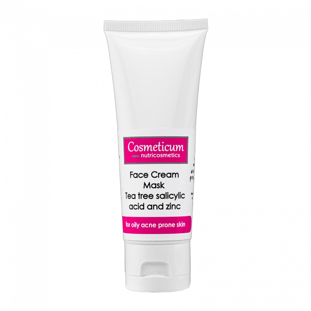 Face Cream Mask Tea Tree Salicylic Acid And Zinc 70ml